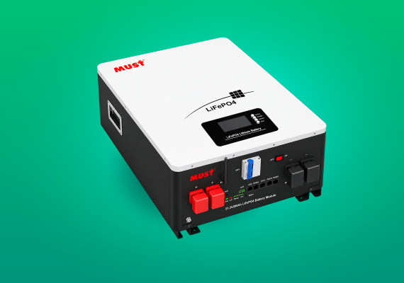 Batería de Litio Must 51.2V 16.08kWh LiFePO₄