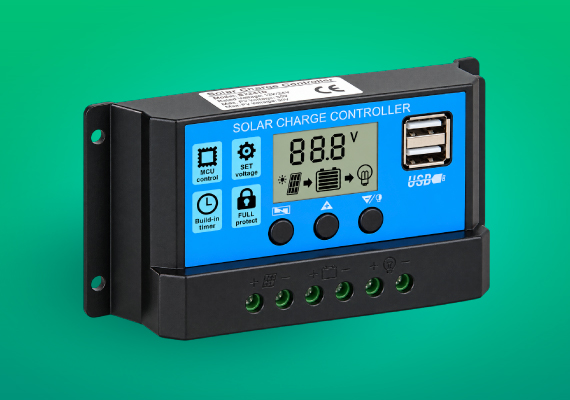 Controlador de Carga Solar PWM 40A 12V/24V