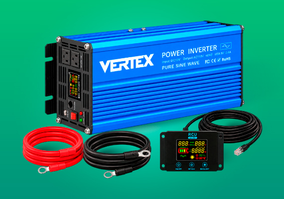 Inversor Vertex 1000W Onda Pura