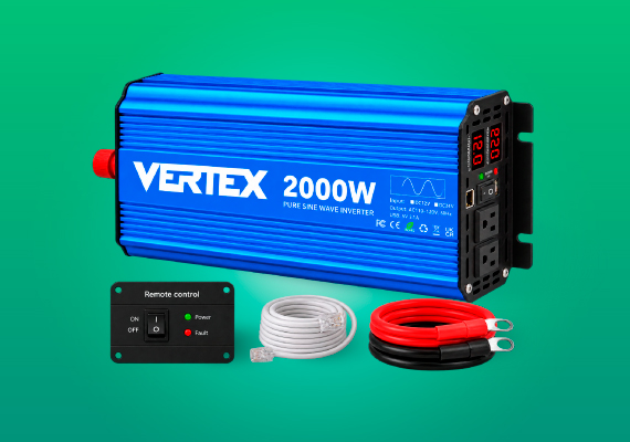 Inversor Vertex 2000W Onda Pura