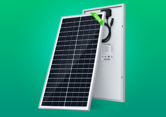 Panel Solar Monocristalino 100W 12V